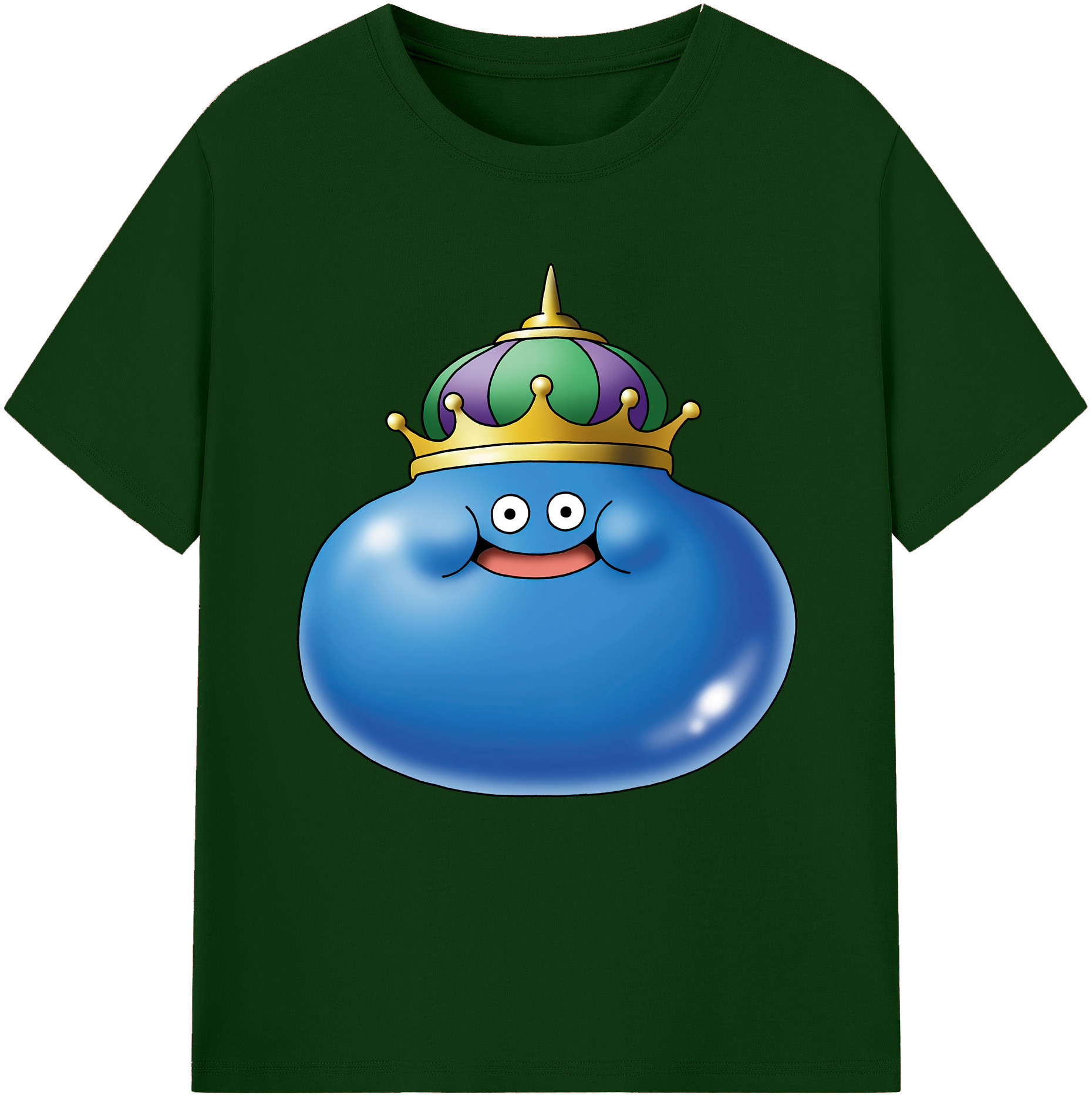 （画像用） ドラゴンクエスト Doragon Kuesuto Dragon Quest 綿100％半袖Tシャツ（フロントプリント）